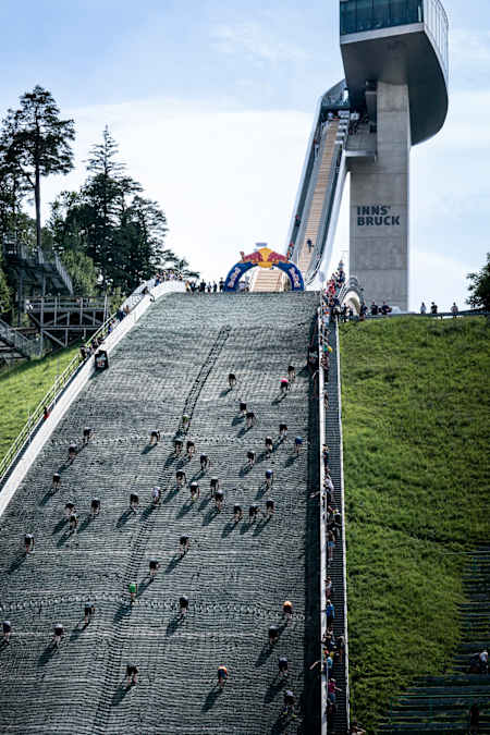 Die legendäre Bergisel Sprungschanze in Innsbruck