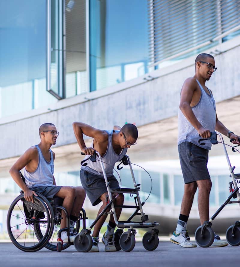 Paralysed man walks again David Mzee made history