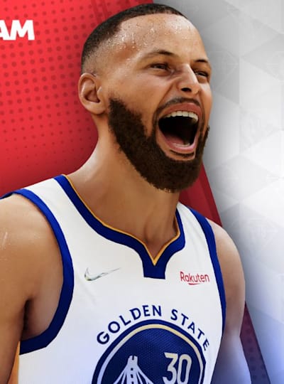 La carte Playoffs de Stephen Curry dans le mode MyTeam de NBA 2K22.