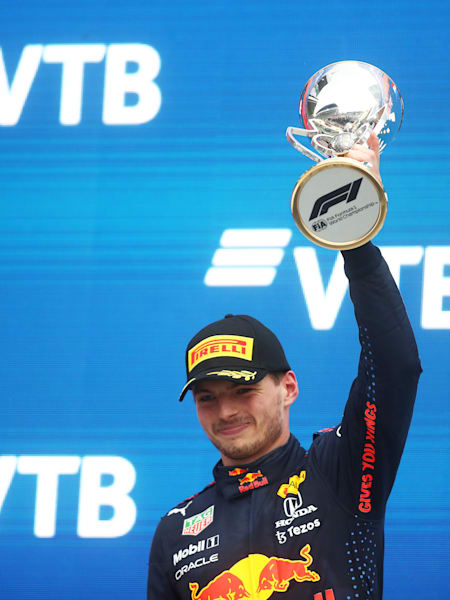 Max on Podium At Sochi Autodrom
