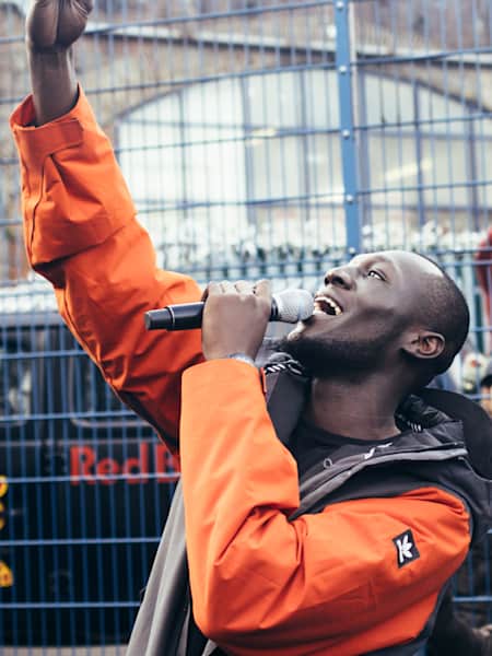 Stormzy's long-awaited debut album was one of the musical highlights of 2017 (cropped photo).