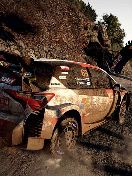 A screenshot from WRC 9