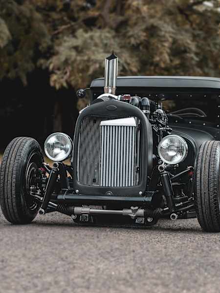 消化器　truck ford ホットロッド　ビンテージ  アンティーク　ハーレー 1929年式Fordトラックを超絶ホットロッド仕様に再生！| ラッドロッド
