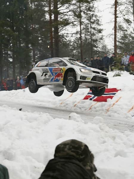 Andreas Mikkelsen and Mikko Markkula at Rally Sweden