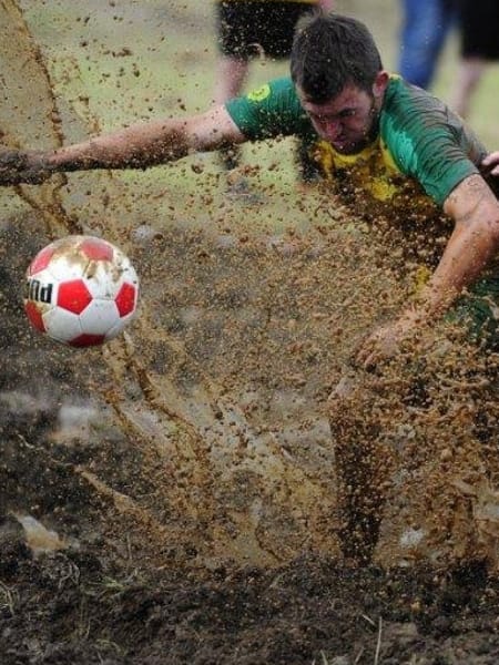 Got mud? Play football!