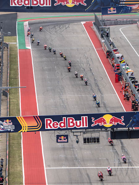 Jack Miller en la recta final durante el Gran Premio Red Bull de las Américas el 10 de abril de 2022 en Austin, Texas.