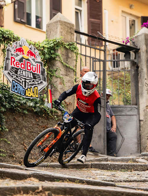 Johannes Fischbach performs at Red Bull Genova Cerro Abajo in Genova, Italy on June 28, 2026  