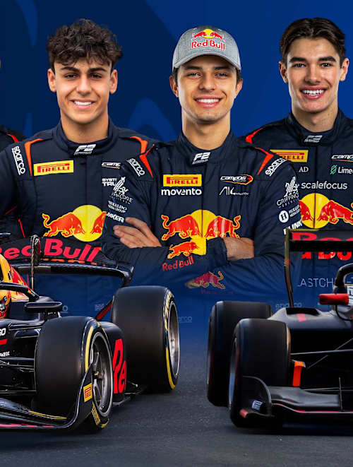 Red Bull Junior Team Drivers 2025 - Formula 2 and Formula 3