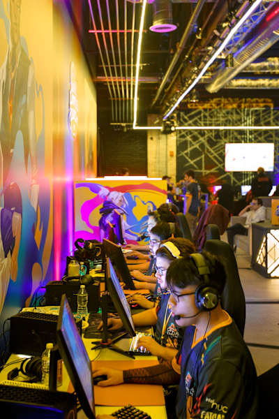 Participants at the 2023 Red Bull Campus Clutch Regional Qualifier