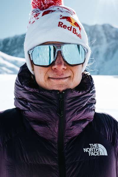 Fernanda Maciel em seu projeto 7 Summits na Antártica em 20 de dezembro de 2022.