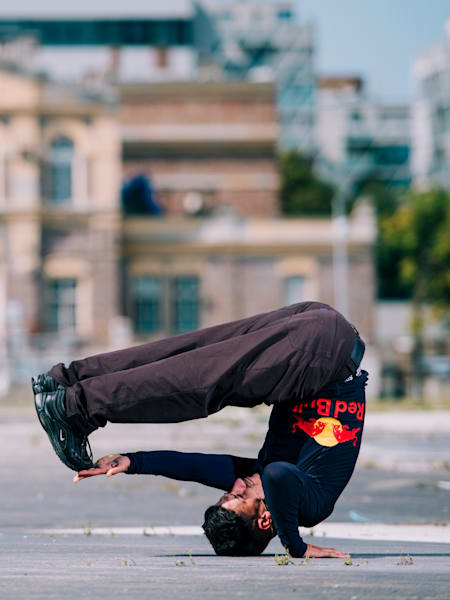 Lil Zoo poses for a portrait during the Red Bull BC One All-Star Tour Austria 2020 in Vienna, Austria on September 12, 2020