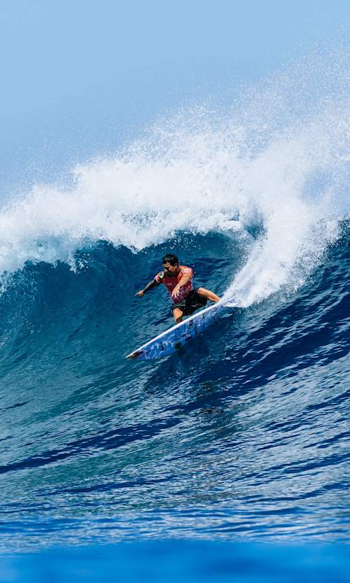 WSL Champion Italo Ferreira surfs in Match 2 at the Lexus WSL Finals Fiji on September 2, 2025 at Cloudbreak, Tavarua, Fiji.