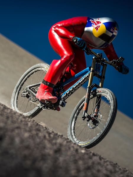 Markus Stoeckl performs during V-Max 200 at the Atacama Desert, Chile on December 10, 2016