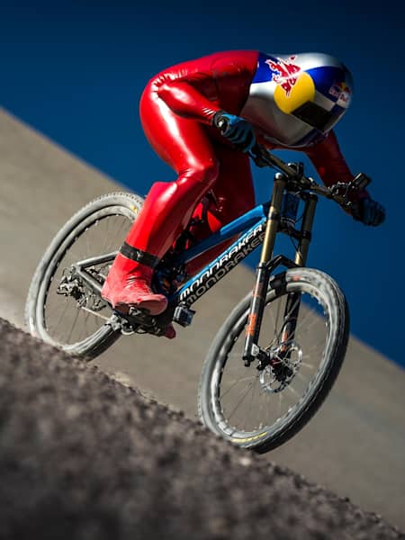 Markus Stoeckl performs during V-Max 200 at the Atacama Desert, Chile on December 10, 2016