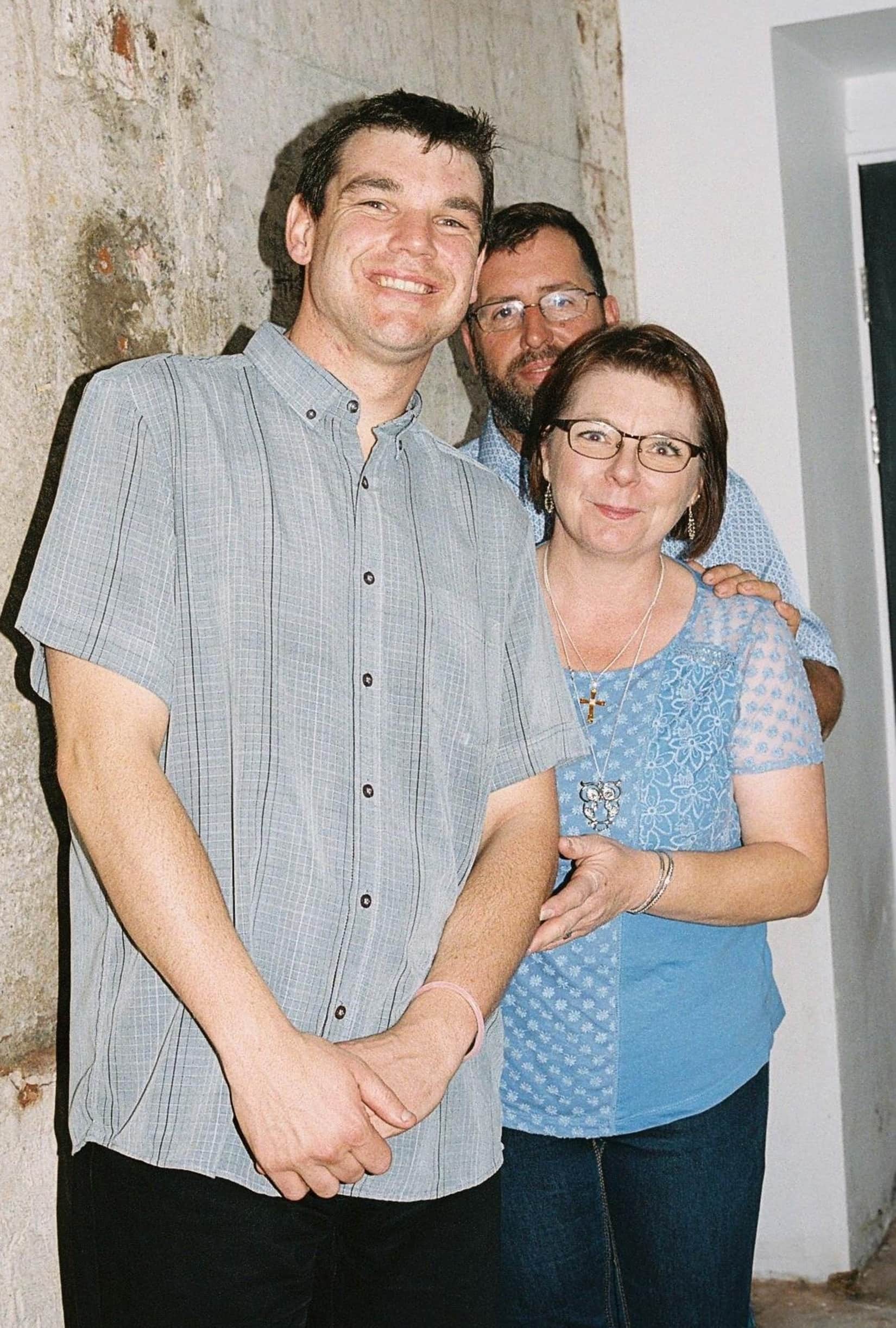 James and family at Under One Roof, Manchester