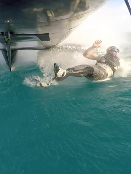 Man overboard during OTUSA sail training2