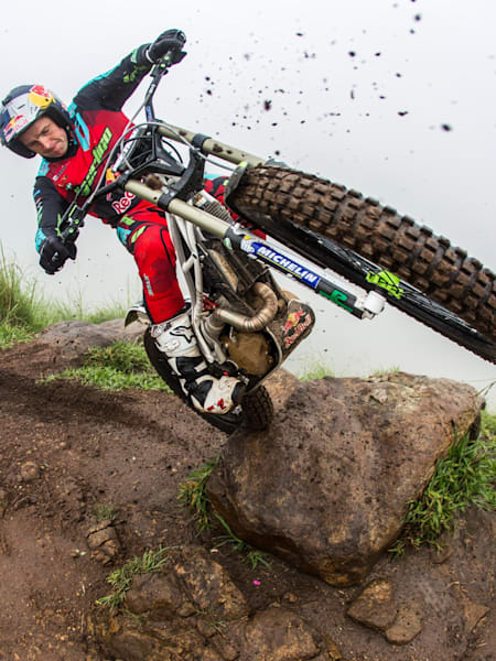 Dougie Lampkin performs at Little Adam.