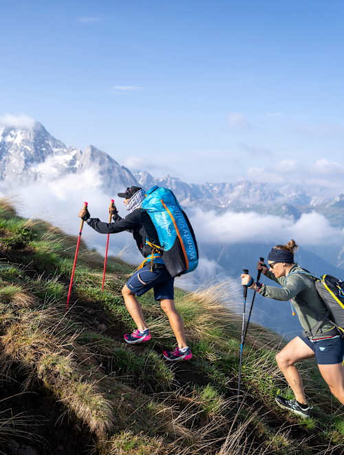 Elisabeth Egger performs during Red Bull X-Alps in Canazei, Italy on June 20, 2023.