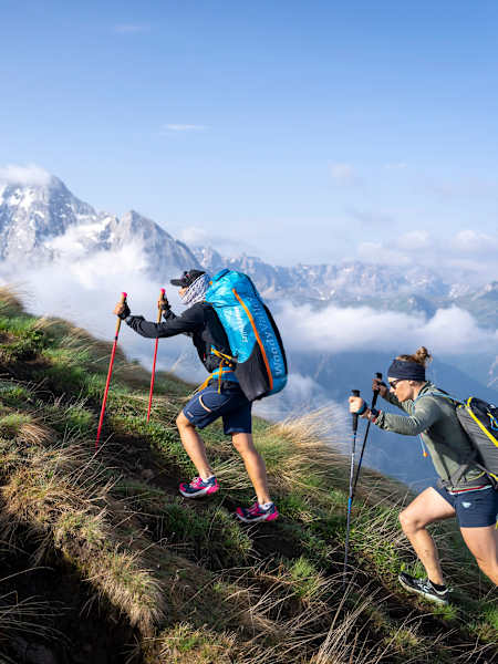 Elisabeth Egger performs during Red Bull X-Alps in Canazei, Italy on June 20, 2023.