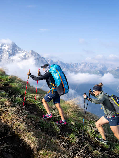 Elisabeth Egger performs during Red Bull X-Alps in Canazei, Italy on June 20, 2023.