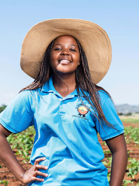 Hope Mapheto creates biodiesel from used vegetable oil