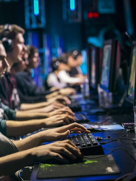 Team Secret competes in the Grand Finals at Red Bull Battle Grounds.