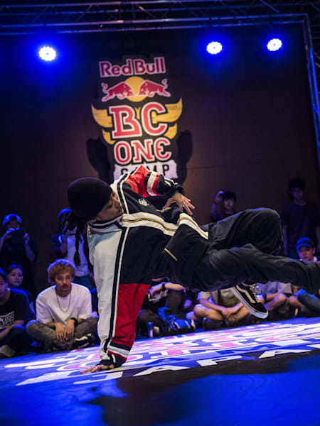 Dancers perform at the Red Bull BC One Camp Japan in 2017.