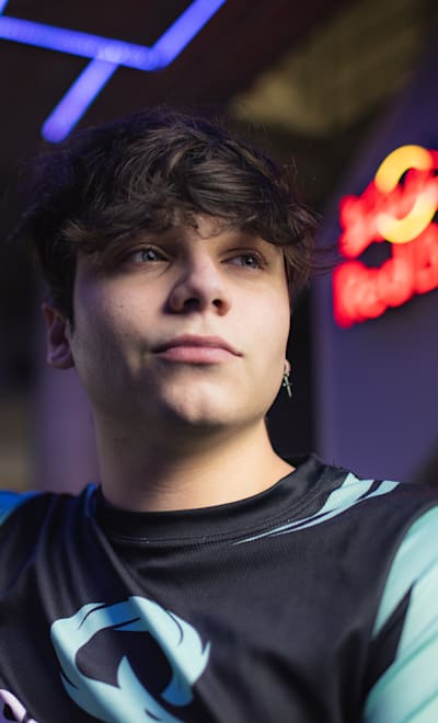 Riccardo 'Reynor' Romiti poses for a portrait in Milan, Italy on February 17, 2021