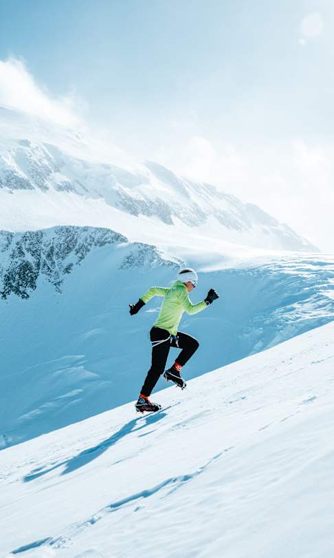 Fernanda Maciel no Mount Vinson