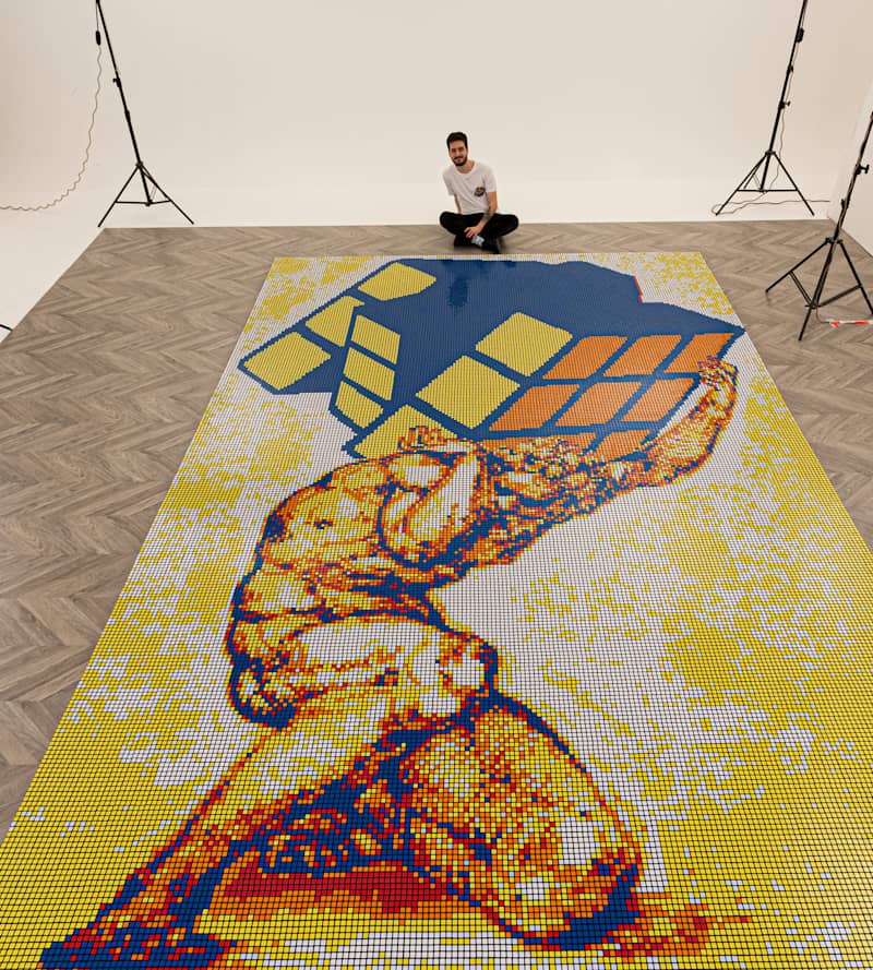 Rubiks 2025 cube art