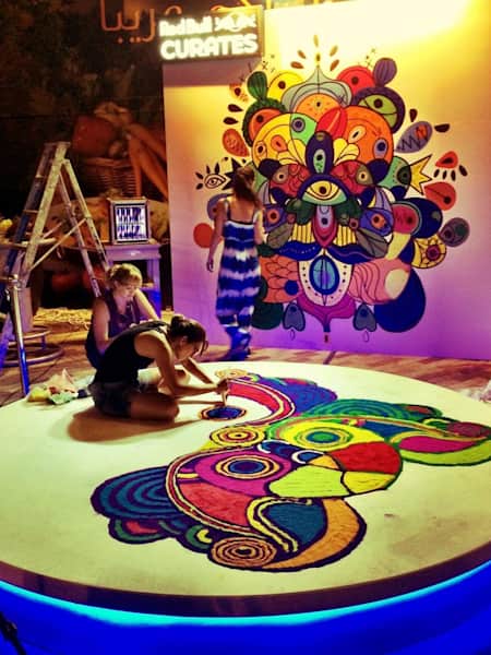 Rangoli: Powder Meets floor, Paint Meets Canvas