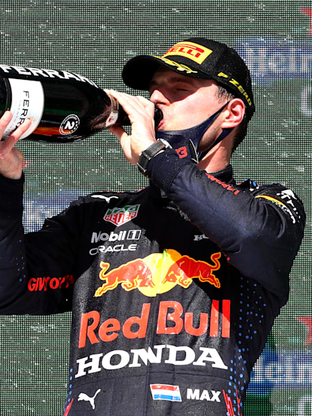 Max Verstappen of Red Bull Racing Honda at the Portuguese Grand Prix on May 2, 2021.