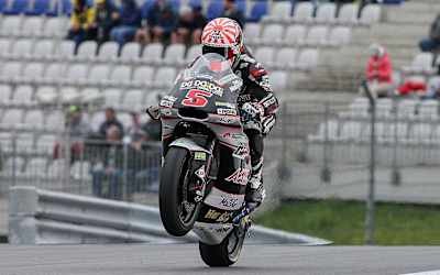 France's Johann Zarco trains on his Kalex for MotoGP 2016 at the Red Bull Ring, Spielberg, Austria.