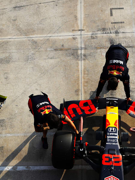 Looking Over The Pit Box