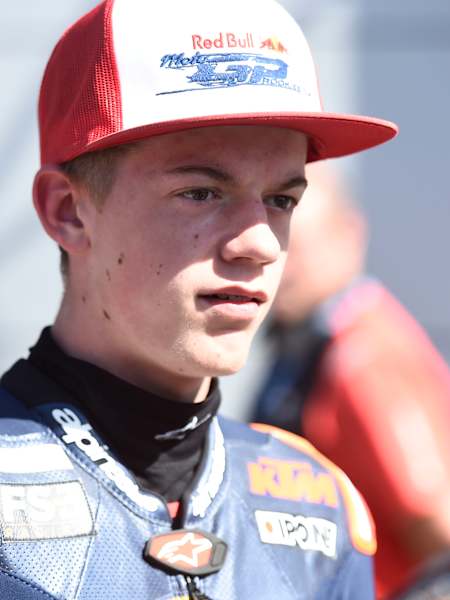 Max Cook in the pit of Assen 2018