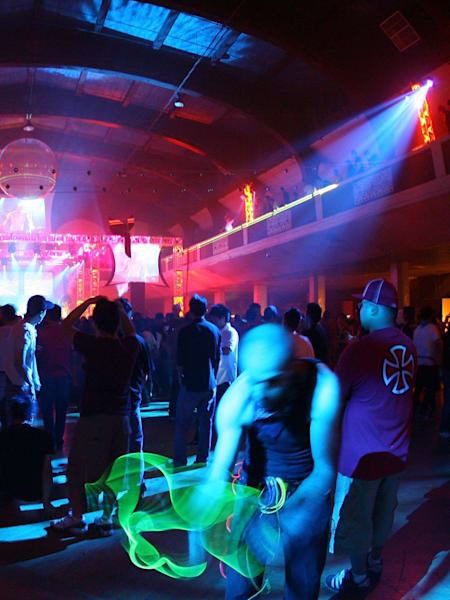 DJ Ferry Corsten's performance at The Shrine Expo in 2008 in Los Angeles, California.