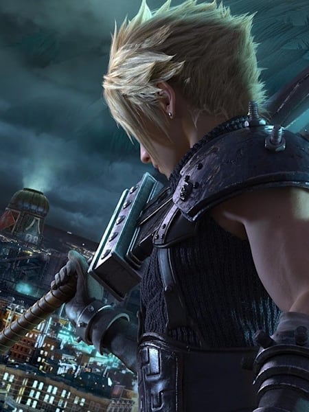 A concept art for the Final Fantasy 7 remake on the Nintendo Switch