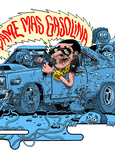 Daddy Yankee Illustration by Gustavo Dao