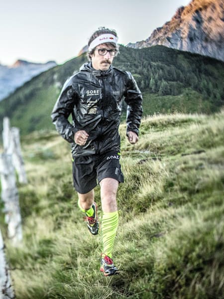 Florian Neuschwander running in Kleinarl, Austria