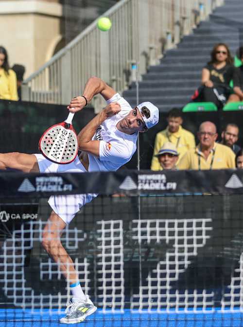 Juan Lebrón Chincoa in panel action on October 28, 2022, in Giza, Egypt
