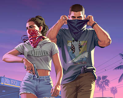 Lucia Caminos (à gauche) et Jason Duval (à droite) dans Grand Theft Auto VI / GTA 6.