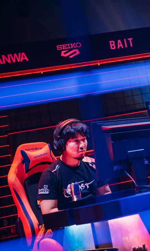 Daigo Umehara and Problem X compete in the Red Bull Kumite 2019 Finals in Aichi, Japan on December 22, 2019.