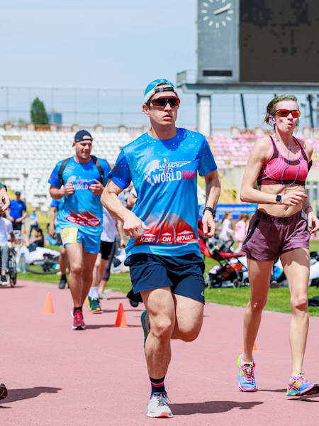 Cristi la Wings for Life World Run 2022