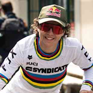 Jackson Goldstone alla tappa di apertura della stagione 2022 a Lourdes.