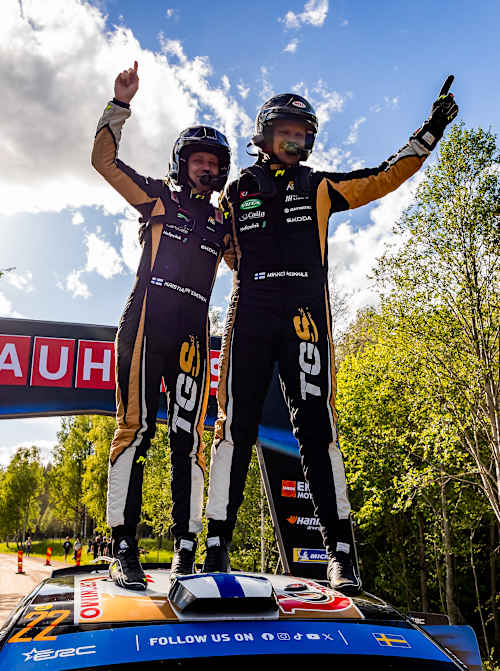 Mikko Heikkilä claimed his breakthrough ERC victory on Sunday