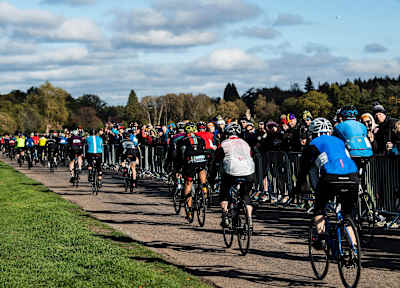 Participants take part in Red Bull Timelaps at Windsor Great Park in 2018