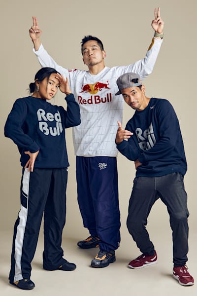 Logan 'Logistx' Edra, Hong 10, and Ronnie pose for a portrait in Las Vegas, NV, USA on April 26, 2021 