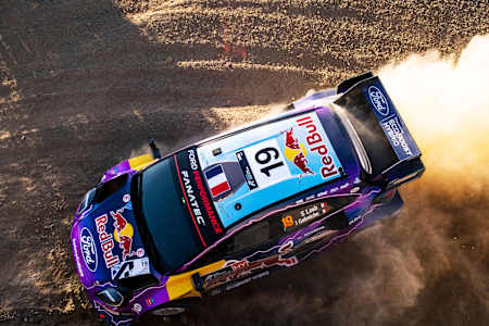 Loeb Sébastien and his co-driver Isabelle Galmiche on the route of the Rally Greece WRC 2022.