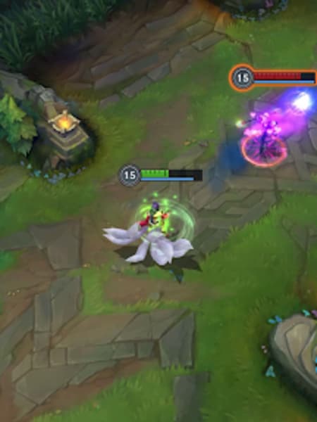 A picture of League of Legends mid lane.