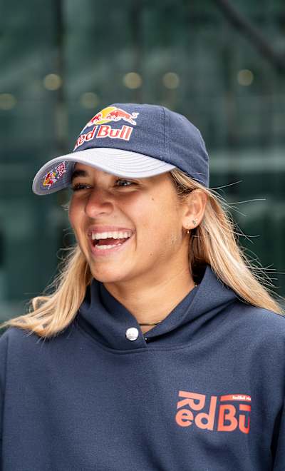 Camille Losserand poses for a portrait in Fuschl, Salzburg on May 15, 2025.